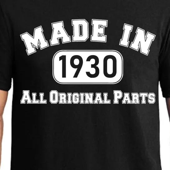 90th Birthday Made In 1930 All Original Parts Pajama Set