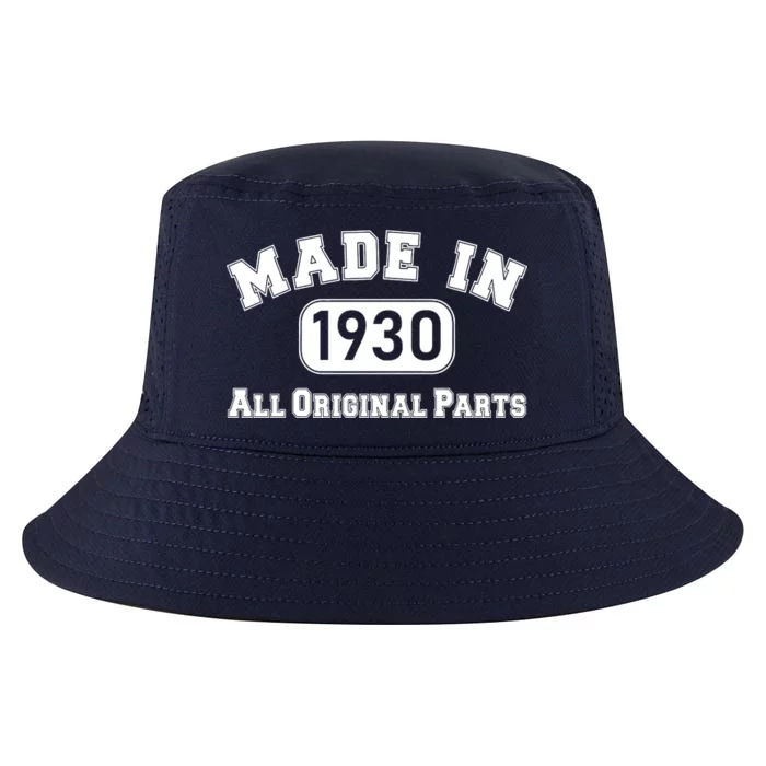 90th Birthday Made In 1930 All Original Parts Cool Comfort Performance Bucket Hat