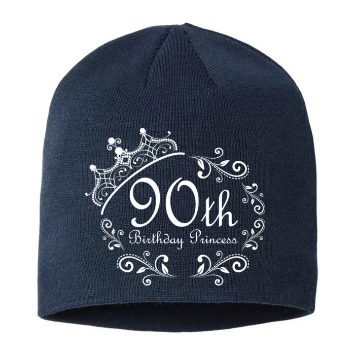 90th Birthday Princess 8 1/2in Sustainable Knit Beanie