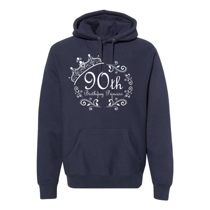 90th Birthday Princess Premium Hoodie