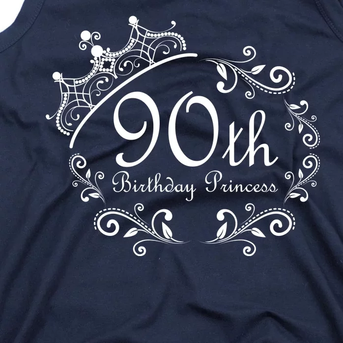 90th Birthday Princess Tank Top