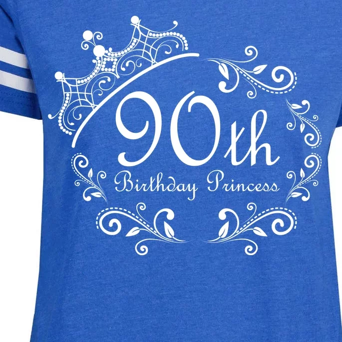 90th Birthday Princess Enza Ladies Jersey Football T-Shirt