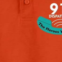 911 Dispatcher The Heroes You Don't See Dry Zone Grid Performance Polo