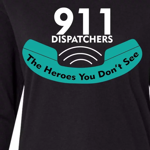 911 Dispatcher The Heroes You Don't See Womens Cotton Relaxed Long Sleeve T-Shirt