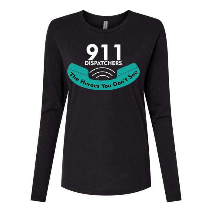 911 Dispatcher The Heroes You Don't See Womens Cotton Relaxed Long Sleeve T-Shirt