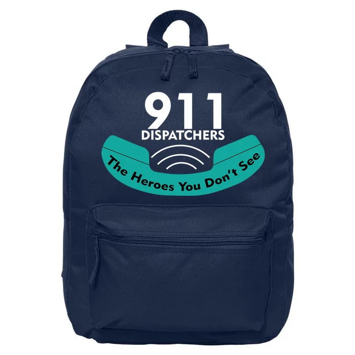 911 Dispatcher The Heroes You Don't See 16 in Basic Backpack