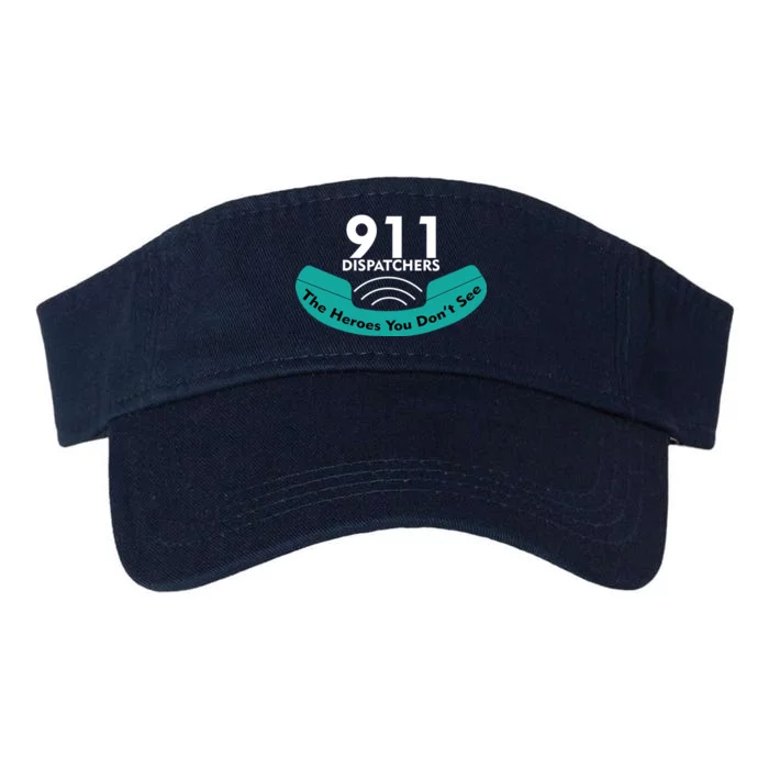 911 Dispatcher The Heroes You Don't See Valucap Bio-Washed Visor