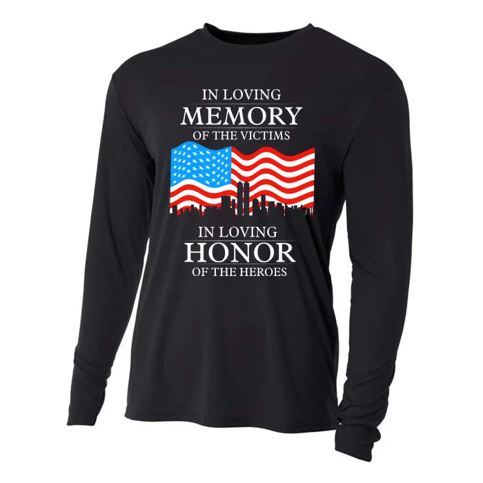 9 11 Never Forget, In Loving Memories Of Heros, Memorial Day Cooling Performance Long Sleeve Crew