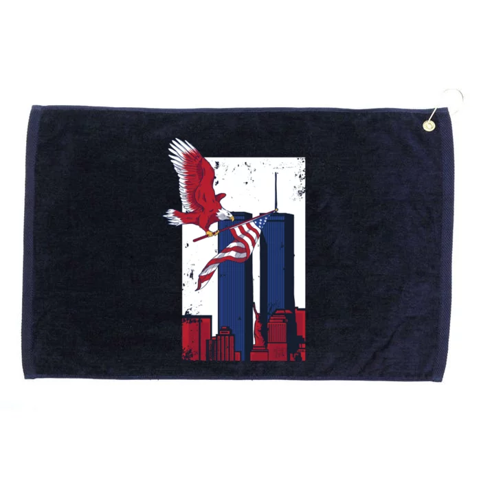 9 11 Never Forget TShirt9 11 Memorial Grommeted Golf Towel