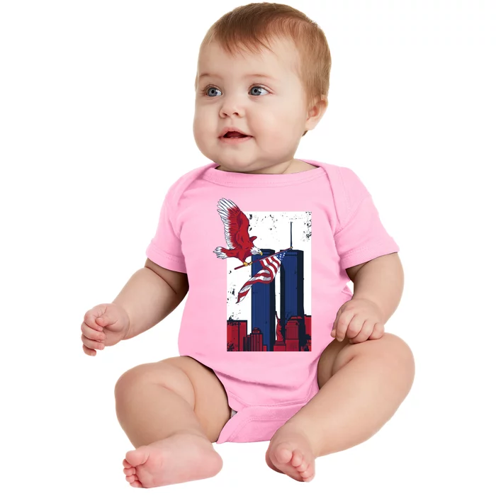 9 11 Never Forget TShirt9 11 Memorial Baby Bodysuit