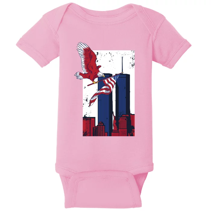 9 11 Never Forget TShirt9 11 Memorial Baby Bodysuit