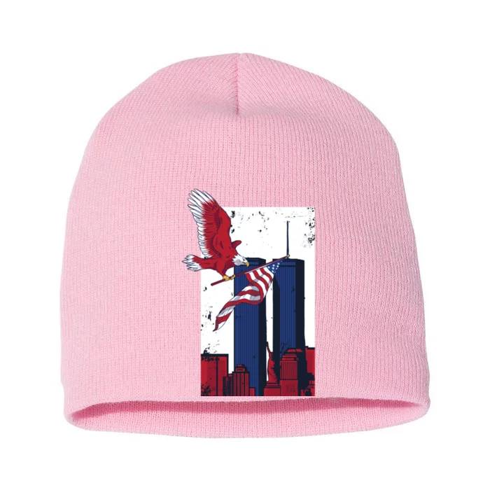 9 11 Never Forget TShirt9 11 Memorial Short Acrylic Beanie