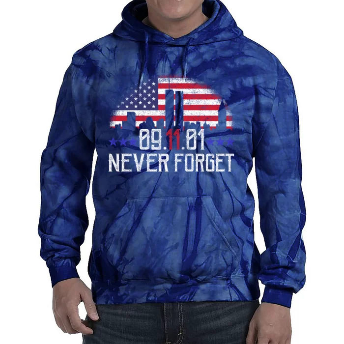 9 11 TShirt9 11 Never Forget Memorial, Peace Day Tie Dye Hoodie