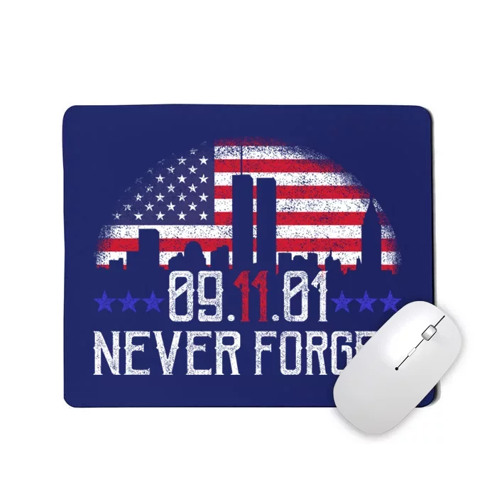 9 11 TShirt9 11 Never Forget Shirt, Never Forget 911 Memorial Peace Day Mousepad