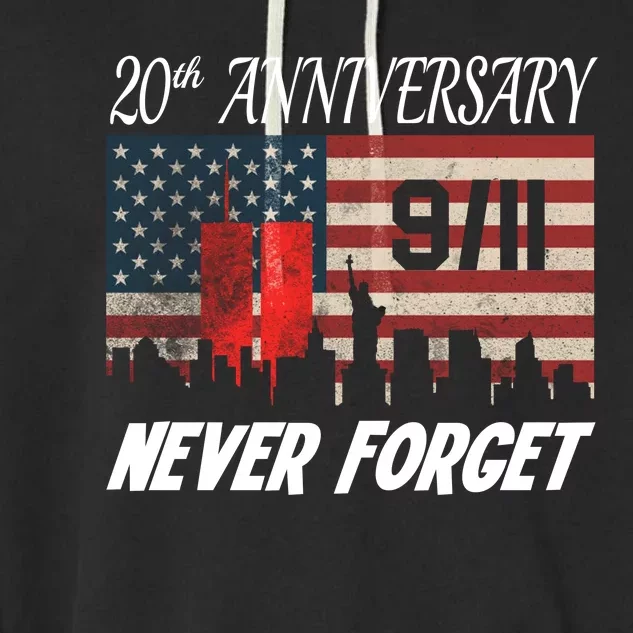 9/11 20th Anniversary Garment-Dyed Fleece Hoodie