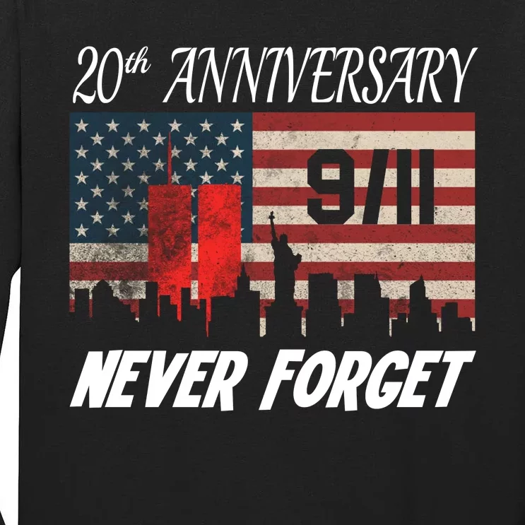 9/11 20th Anniversary Tall Long Sleeve T-Shirt