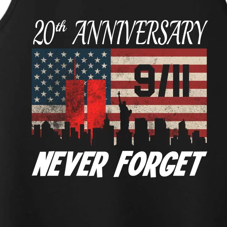 9/11 20th Anniversary Performance Tank