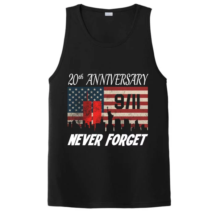 9/11 20th Anniversary Performance Tank