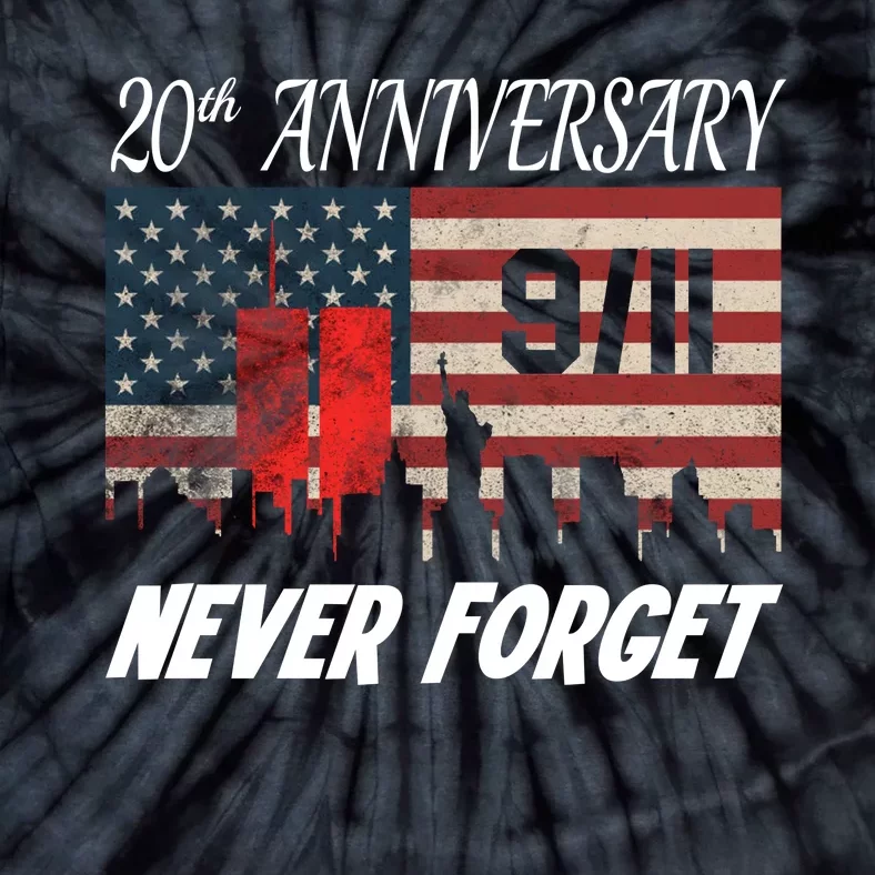 9/11 20th Anniversary Tie-Dye T-Shirt