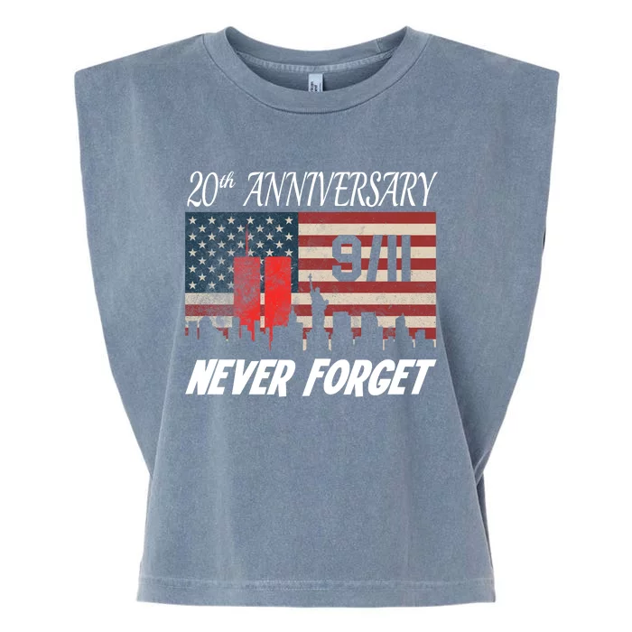 9/11 20th Anniversary Garment-Dyed Women's Muscle Tee