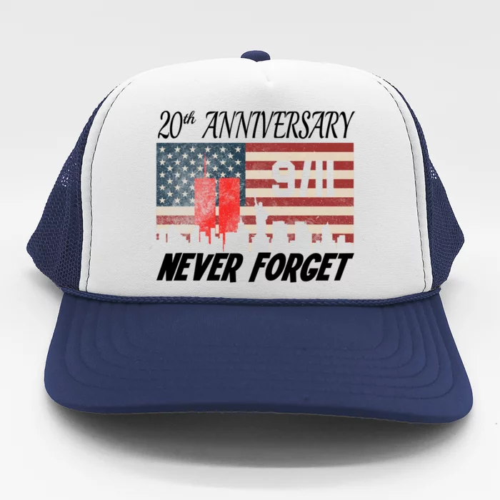 9/11 20th Anniversary Trucker Hat