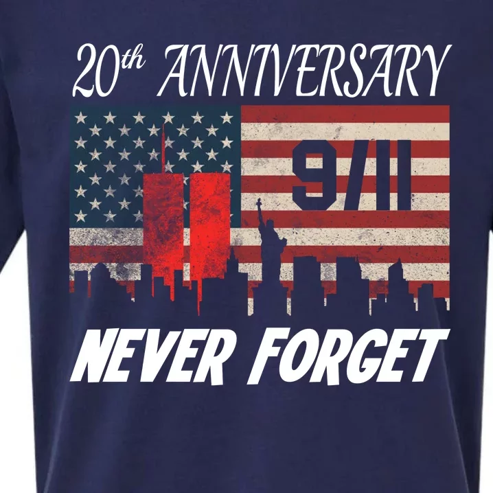 9/11 20th Anniversary Sueded Cloud Jersey T-Shirt