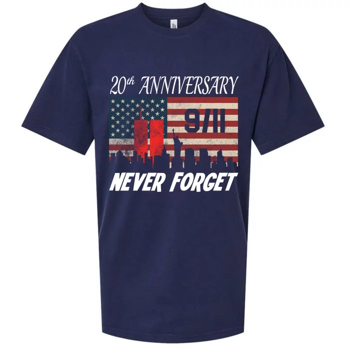 9/11 20th Anniversary Sueded Cloud Jersey T-Shirt