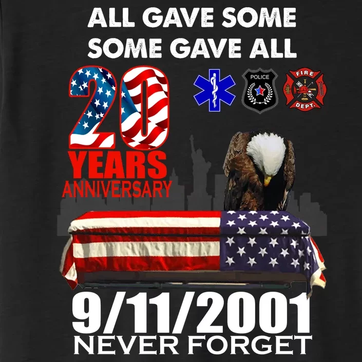 9/11/2001 20th Anniversary Never Forget ChromaSoft Performance T-Shirt