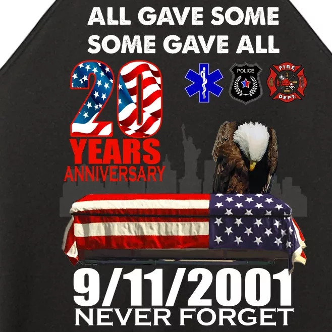 9/11/2001 20th Anniversary Never Forget Women’s Perfect Tri Rocker Tank