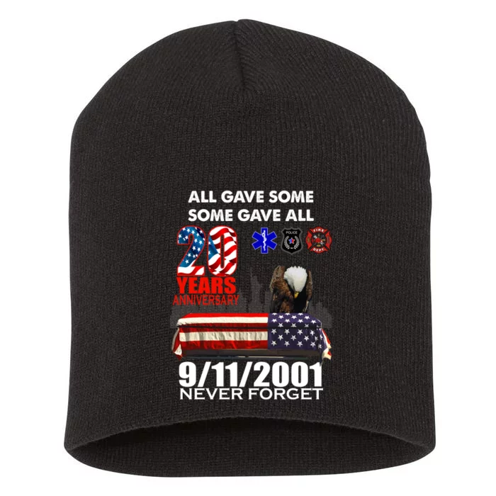 9/11/2001 20th Anniversary Never Forget Short Acrylic Beanie