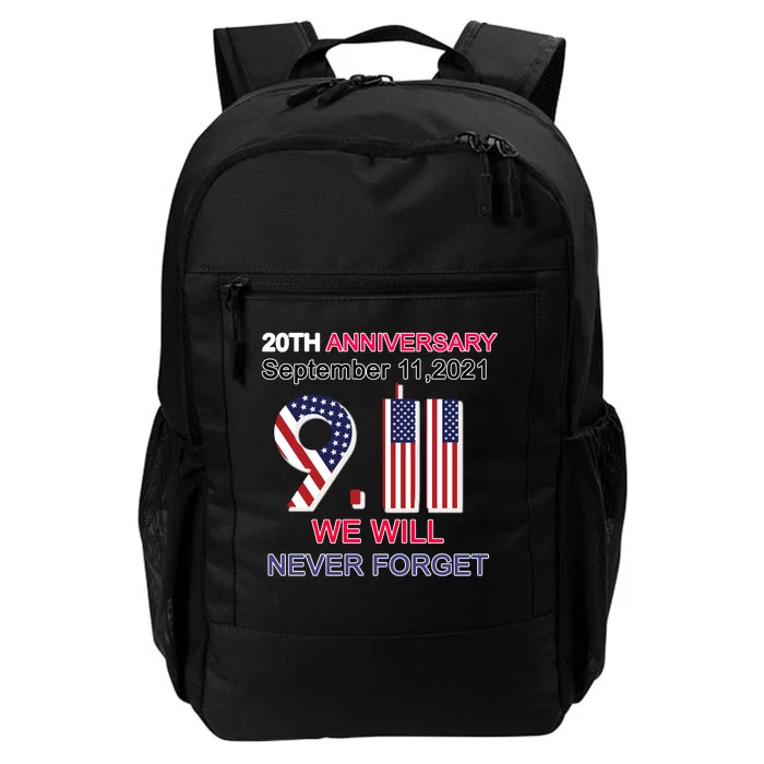 9/11 20th Anniversary We Will Never Forget Daily Commute Backpack