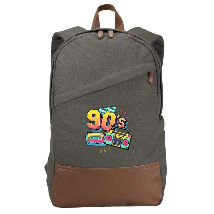 90S Cotton Canvas Backpack