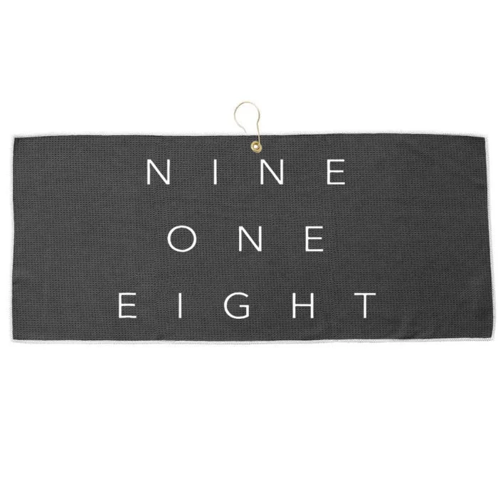 918 Area Code T Oklahoma Broken Arrow Large Microfiber Waffle Golf Towel