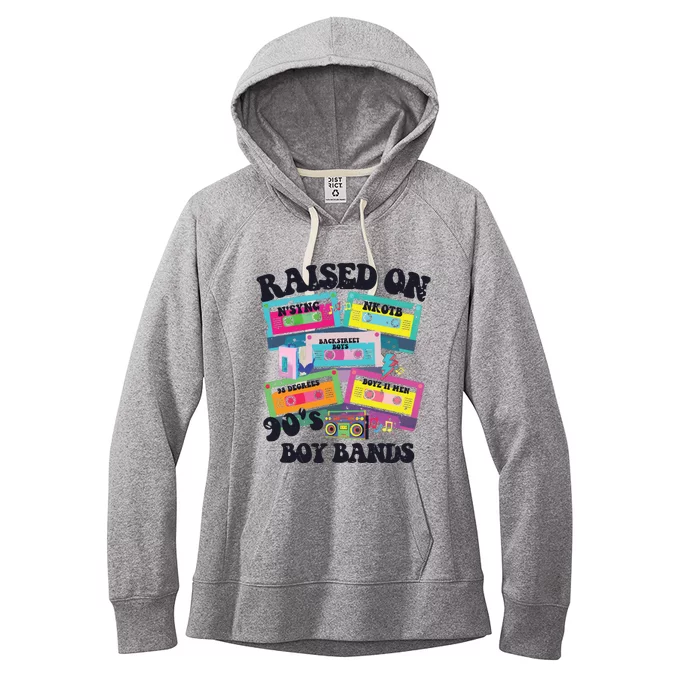 90s Boy Bands Cassette Tapes Women's Fleece Hoodie