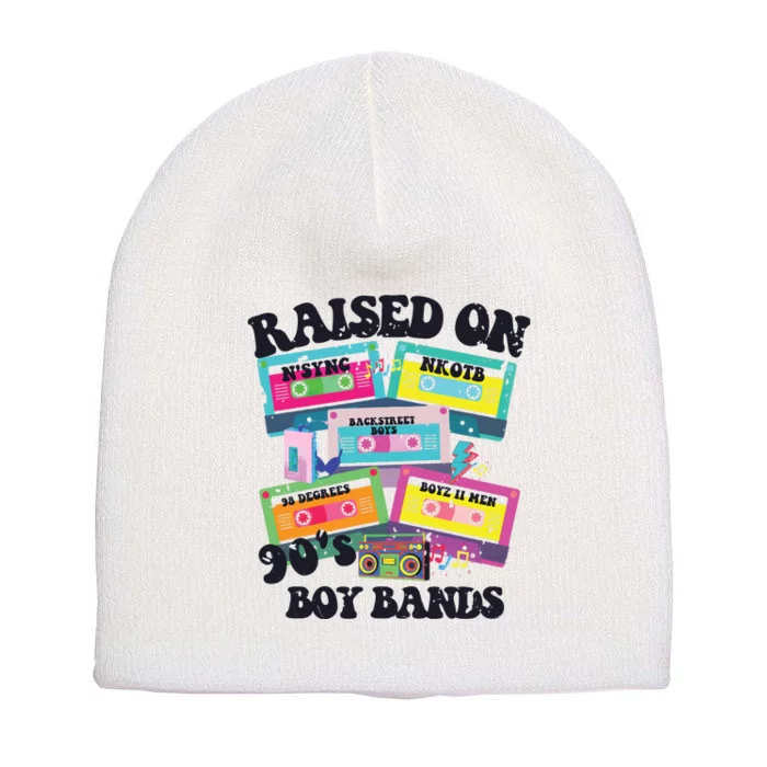 90s Boy Bands Cassette Tapes Short Acrylic Beanie