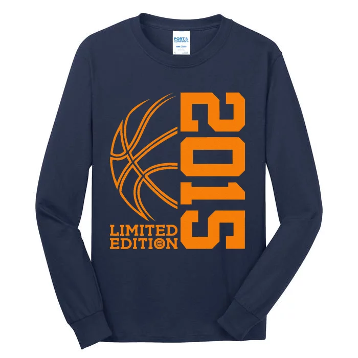 9th Birthday Basketball Limited Edition 2015 Tall Long Sleeve T-Shirt