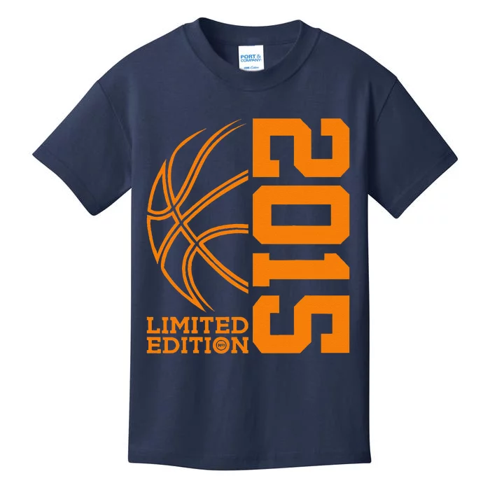 9th Birthday Basketball Limited Edition 2015 Kids T-Shirt