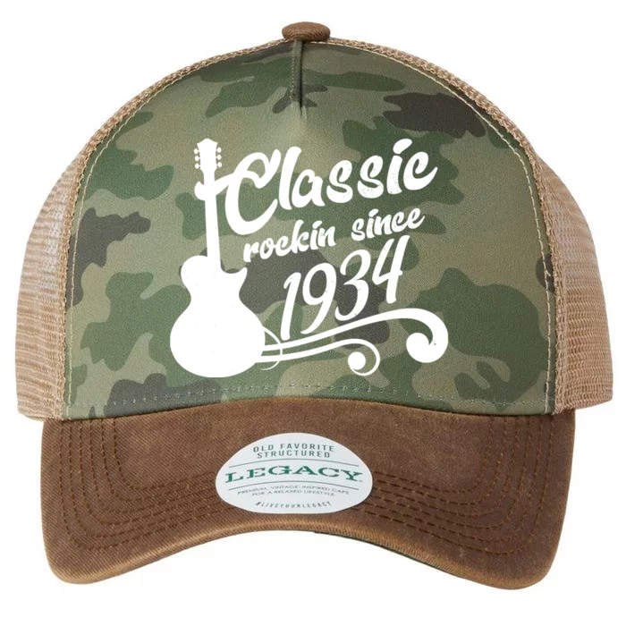 90th Birthday Classic Rockin Since 1934 Legacy Tie Dye Trucker Hat