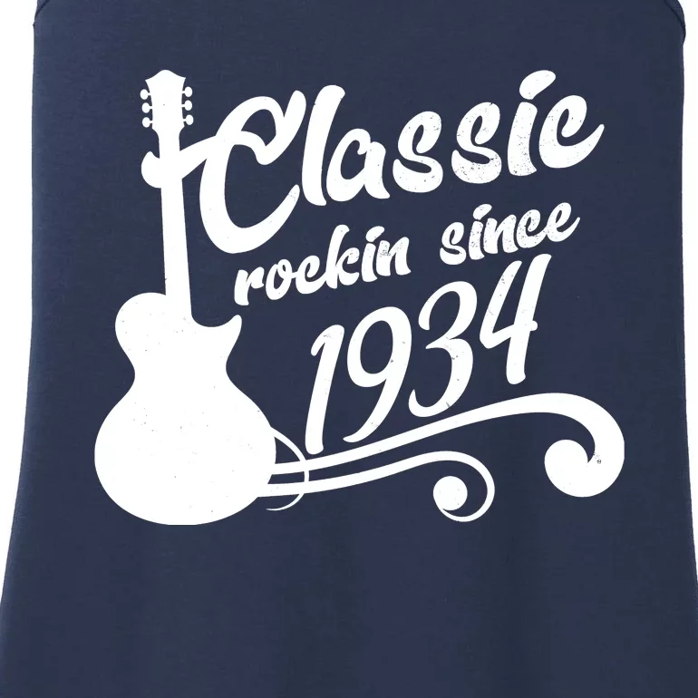 90th Birthday Classic Rockin Since 1934 Ladies Essential Tank