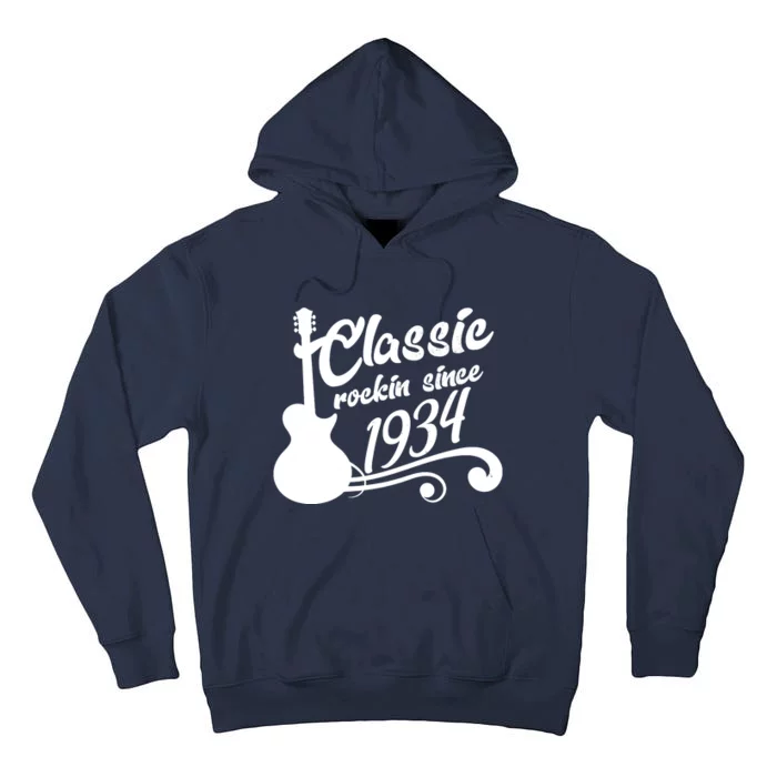 90th Birthday Classic Rockin Since 1934 Tall Hoodie