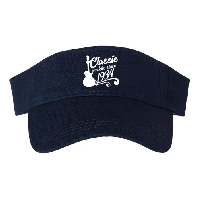 90th Birthday Classic Rockin Since 1934 Valucap Bio-Washed Visor