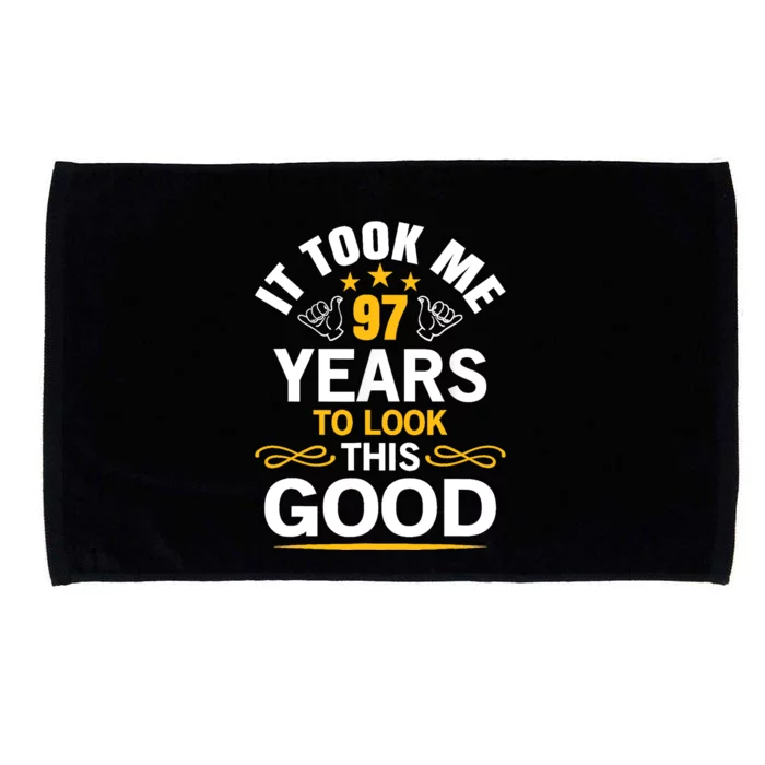 97th Birthday design Took Me 97 Years Old Birthday Microfiber Hand Towel