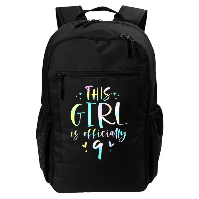 9th Birthday For Girls 9 Years Old Being Awesome Gift Daily Commute Backpack