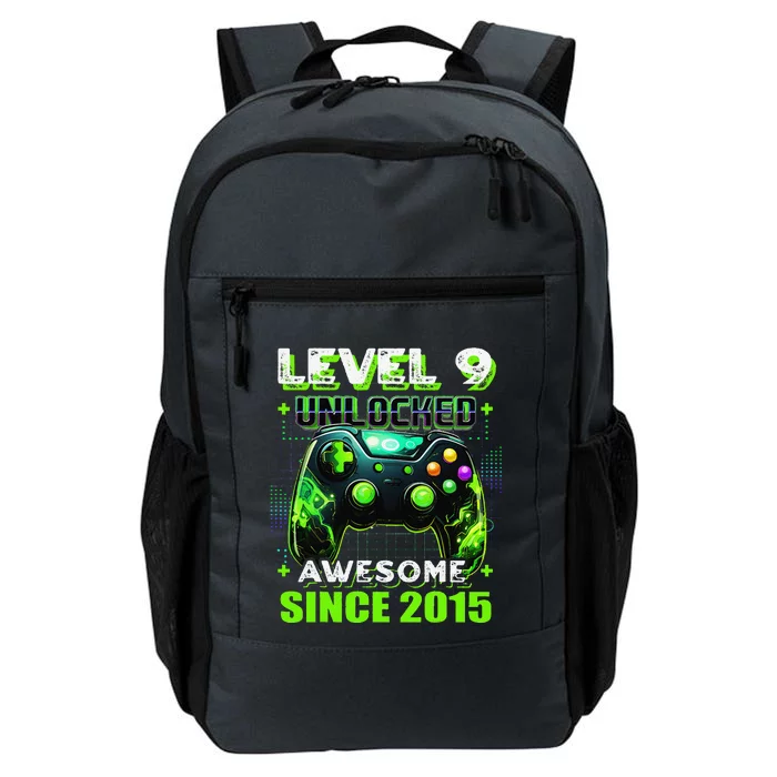 9th Birthday Gamer 9 Year Old Funny Bday Boy Nine Son Daily Commute Backpack