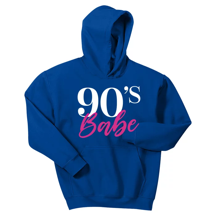 90's Babe Gift Kids Hoodie