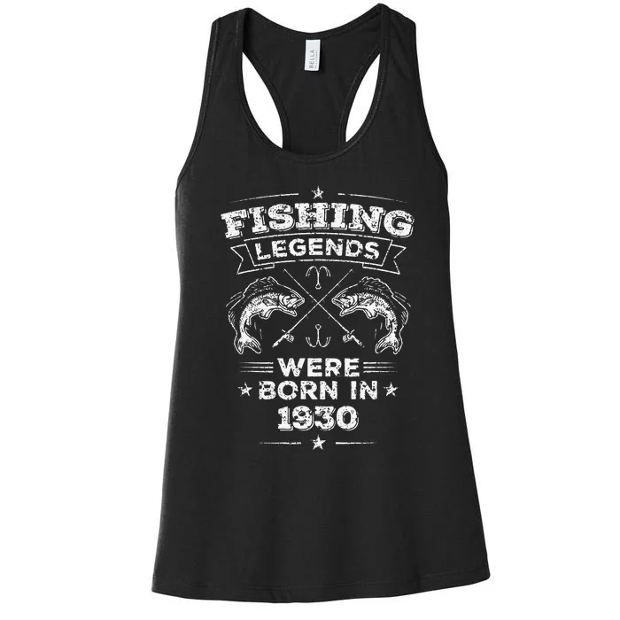 93rd Birthday Gifts For Dad Birthday Gifts For Mom 1930 Women's Racerback Tank