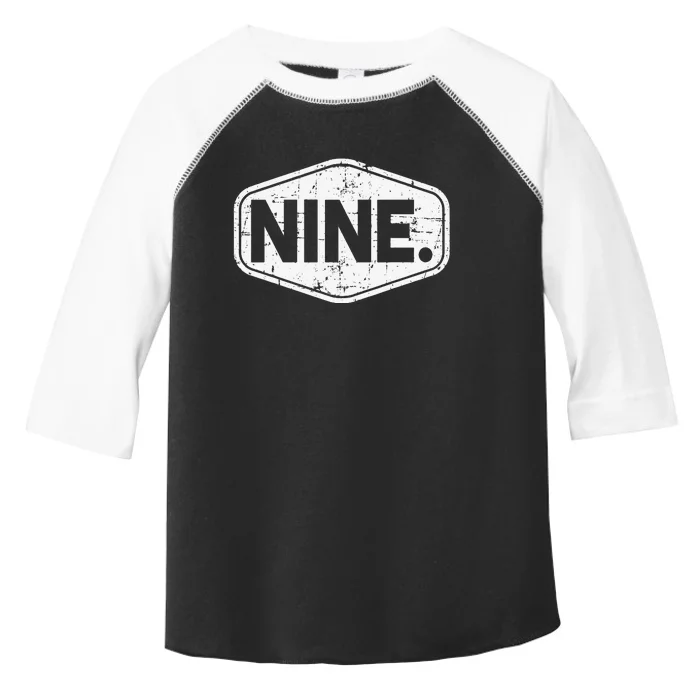 9th Birthday of 9 years old nine Toddler Fine Jersey T-Shirt