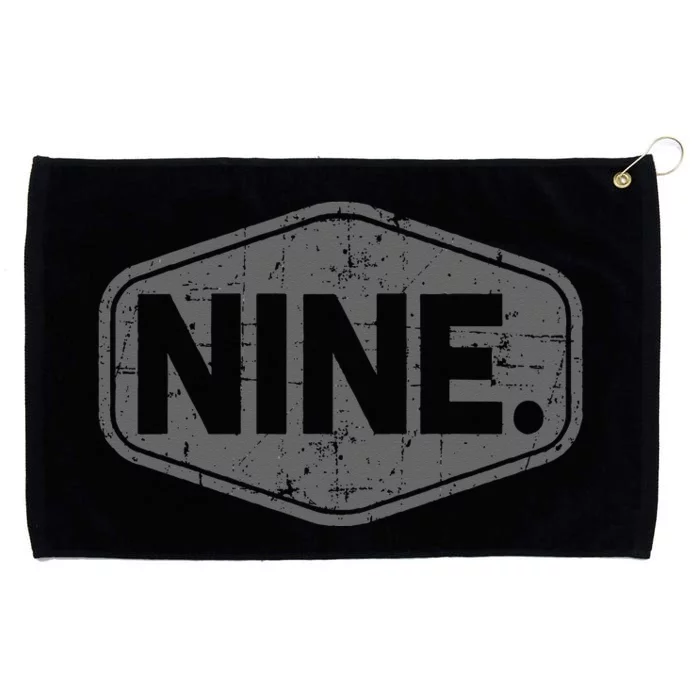 9th Birthday Of Boy Or Girl 9 Years Old Nine Grommeted Golf Towel