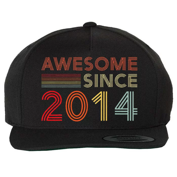 9yr BDay Son Boy Funny 2014 9th 9 Year Old Birthday Wool Snapback Cap