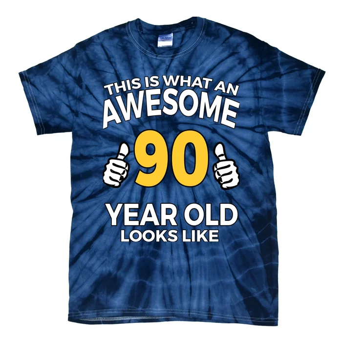 90th Birthday T Funny 90 Years Old Gifts Tie-Dye T-Shirt